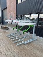 FalcoLevel Premium+ dubbeldeks fietsrek+e-bike oplaadpunten, Ophalen, Zo goed als nieuw