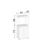Juwel Lido 120 liter, Ophalen, Gebruikt, Gevuld zoetwateraquarium