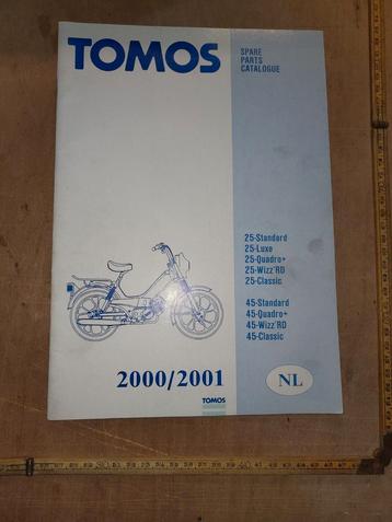 Tomos onderdelen catalogus 2000/2001 beschikbaar voor biedingen