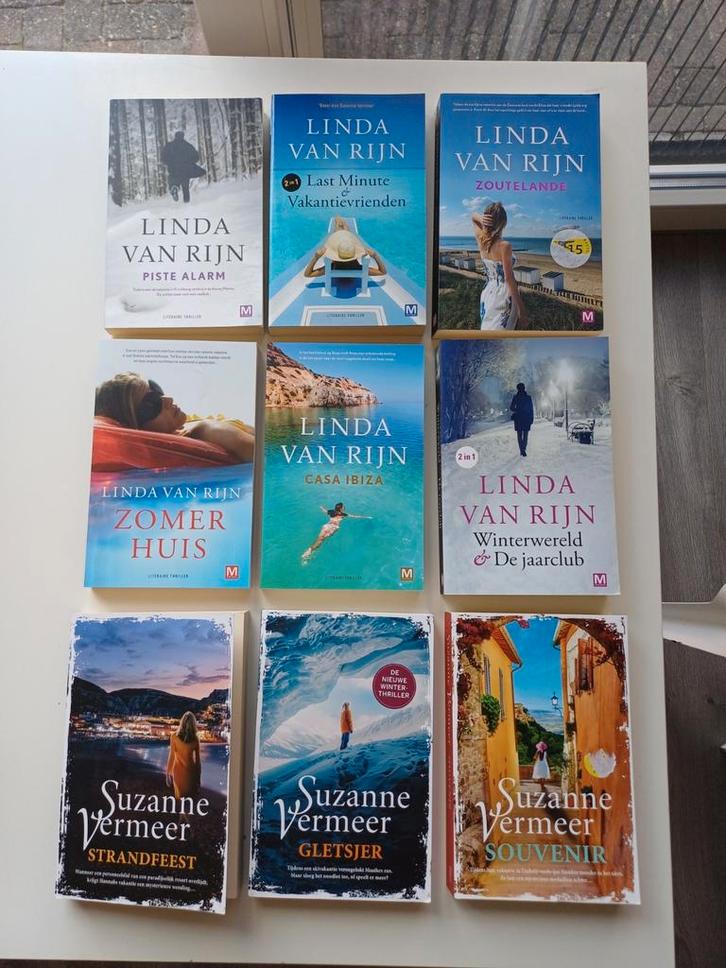 Thrillers van Suzanne Vermeer en Linda van Rijn, Boeken, Thrillers, Gelezen, Ophalen of Verzenden