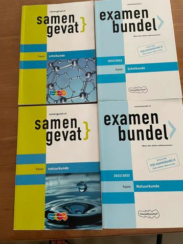 Examenbundel/Samengevat HAVO scheikunde/natuurkunde beschikbaar voor biedingen