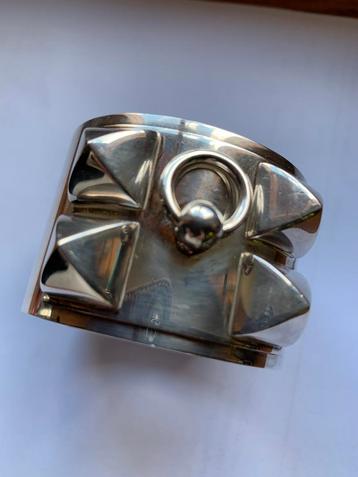 Hermes Paris Collier de chien Medor armband, massief zilver beschikbaar voor biedingen