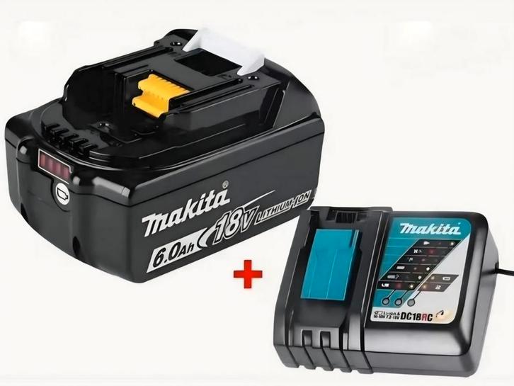 Makita Powerpack Snellader DC18RC + Accu('s) 6Ah 18V Nieuw, Doe-het-zelf en Verbouw, Gereedschap | Machine-onderdelen en Toebehoren