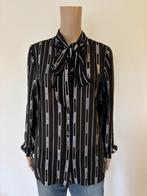 Reinders zwart/zilverkleurige blouse maat S, Reinders, ., Zwart, Ophalen of Verzenden