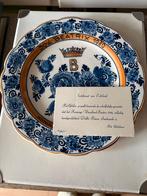 Delfts Blauw Wandbord Beatrix 1980, Ophalen of Verzenden