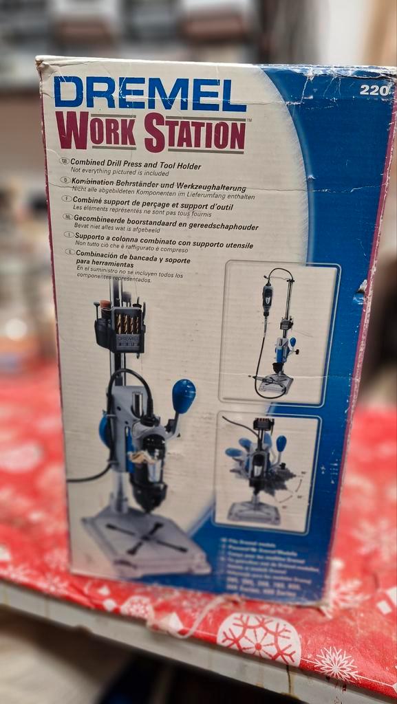 Dremel Workstation 220 ***LAATSTE WEEK***, Doe-het-zelf en Verbouw, Gereedschap | Boormachines, Zo goed als nieuw, Ophalen of Verzenden