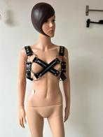 Leren harnas met ritsen, Hobby en Vrije tijd, Kostuums, Theaterbenodigdheden en LARP, Ophalen of Verzenden, Zo goed als nieuw