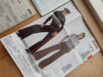 burda knippatroon kleding naaipatroon lange broek dames beschikbaar voor biedingen