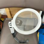 Vergrootglas met verlichting - 10LED, Ophalen of Verzenden, Zo goed als nieuw, Metaal of Aluminium, Led