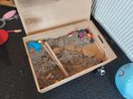 Indoor zandbak magnetisch zand, Ophalen of Verzenden, Gebruikt