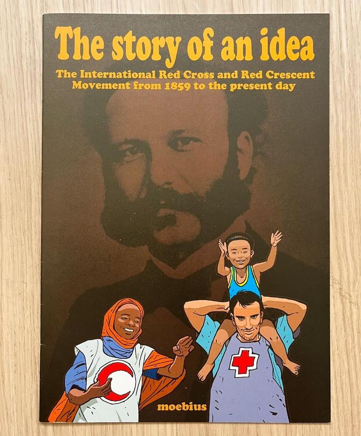 Moebius - The Story Of An Idea - Red Cross 2007, Boeken, Stripboeken, Zo goed als nieuw, Eén stripboek, Ophalen of Verzenden