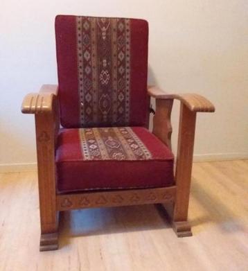 Antieke rookstoel / rokersstoel/ fauteuil.