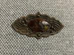 Vintage Broche met Afbeelding, Antiek en Kunst, Ophalen of Verzenden