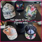 2 nieuwe en 1 gedragen kinderenpetjes, Ophalen of Verzenden, Gedragen, One size fits all