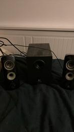 Logitech speaker systeem z323, Computers en Software, Pc speakers, Ophalen of Verzenden, Gebruikt