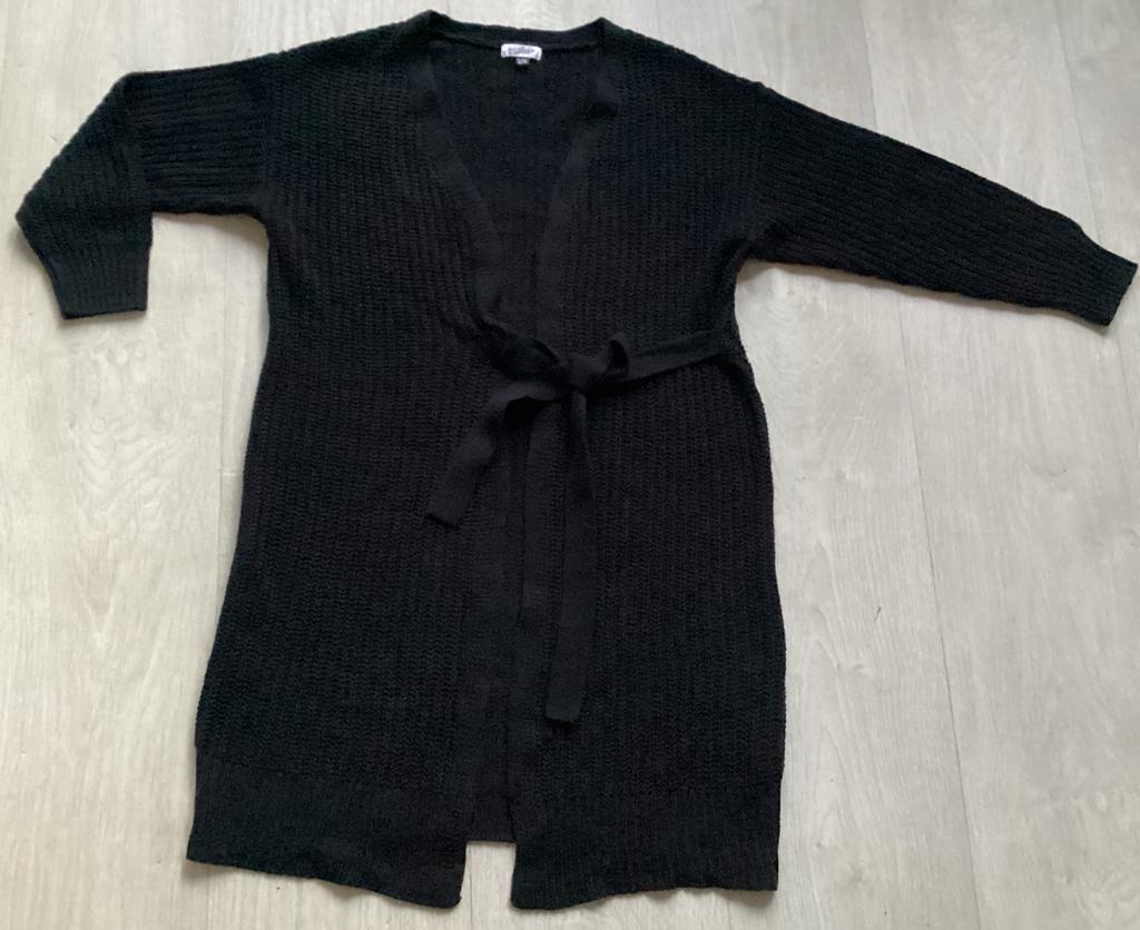 Zwart lang vest van True Spirit maat S/ M, Ophalen of Verzenden, Zo goed als nieuw, Maat 38/40 (M), Zwart