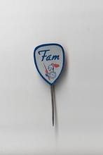 blikken speld FAM Maarssen huishoudelijke apparatuur, Ophalen of Verzenden, Gebruikt, Overige onderwerpen, Speldje of Pin