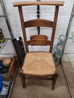 Bidstoeltje, rieten zitting, Ophalen