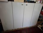 Tweepersoons inklapbaar bed in witte kast, Huis en Inrichting, Wit, Tweepersoons, Zo goed als nieuw, 200 cm