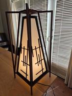 Japanse lamp, Huis en Inrichting, Lampen | Vloerlampen, Ophalen, Nieuw, Hout, Minder dan 100 cm