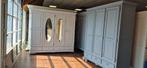 Brocante landelijke garderobe kledingkasten slaapkamerkasten, Ophalen, Zo goed als nieuw