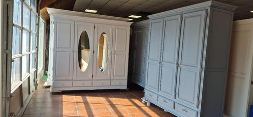 Brocante landelijke garderobe kledingkasten slaapkamerkasten, Huis en Inrichting, Kasten | Overige, Zo goed als nieuw, Ophalen