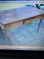 Antieke tafel 143 x 76,5, Huis en Inrichting, Tafels | Salontafels, Ophalen, Gebruikt, 50 tot 100 cm, 75 cm of meer