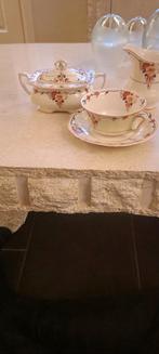 Engels Theeservies - Kop, Schotel, Suikerpot & Melkkan, Antiek en Kunst, Ophalen of Verzenden
