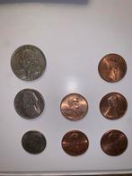 Amerikaanse Munten Set - 1 Cent tot Quarter Dollar, Ophalen of Verzenden, Vóór koninkrijk, Overige waardes, Setje