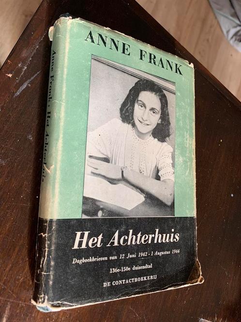 Anne frank het achterhuis 17e druk 1957 militaria dagboek, Boeken, Oorlog en Militair, Zo goed als nieuw, Overige onderwerpen