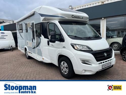 Chausson 718 XLB Titanium Dakairco Airco Queensbed Zonnep. 5, Caravans en Kamperen, Campers, Bedrijf, tot en met 4, Half-integraal