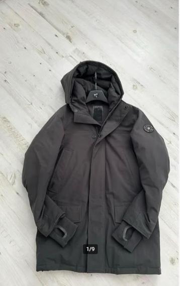 Airforce parka winterjas, kleur grijs/groen, maat M beschikbaar voor biedingen