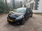 Peugeot 208 1.2 VTI 81KW/110PK 5-D 2016 Zwart gt line, Auto's, Voorwielaandrijving, Zwart, Leder en Stof, USB