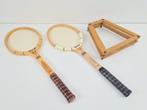 2 Vintage hout tennisracket Dunlop Maxply Fort & lady ’70, N, N, Ophalen of Verzenden, Zo goed als nieuw