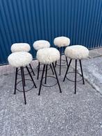 6 x vintage barkruk barkrukken, Huis en Inrichting, Barkrukken, Ophalen, F, X, F