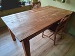 Teakhouten eettafel, Huis en Inrichting, Tafels | Eettafels, Ophalen, 50 tot 100 cm, Zo goed als nieuw, Vijf personen of meer