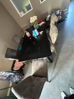 6 stoelen, Huis en Inrichting, Stoelen, Ophalen, Zo goed als nieuw, Grijs, Vijf, Zes of meer stoelen