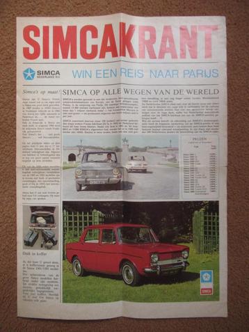 Simcakrant 1967 en win een reis beschikbaar voor biedingen
