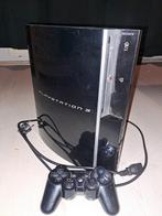 Playstation 3  + 1 controller, Spelcomputers en Games, Spelcomputers | Sony PlayStation 3, 80 GB, Gebruikt, Phat, Ophalen