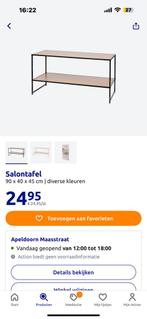 Houten salontafel action, Huis en Inrichting, 50 tot 100 cm, Nieuw, Ophalen of Verzenden, Elegant