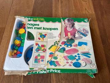 Vintage Fisher-Price handjesarbeid knutselen met knopen  beschikbaar voor biedingen
