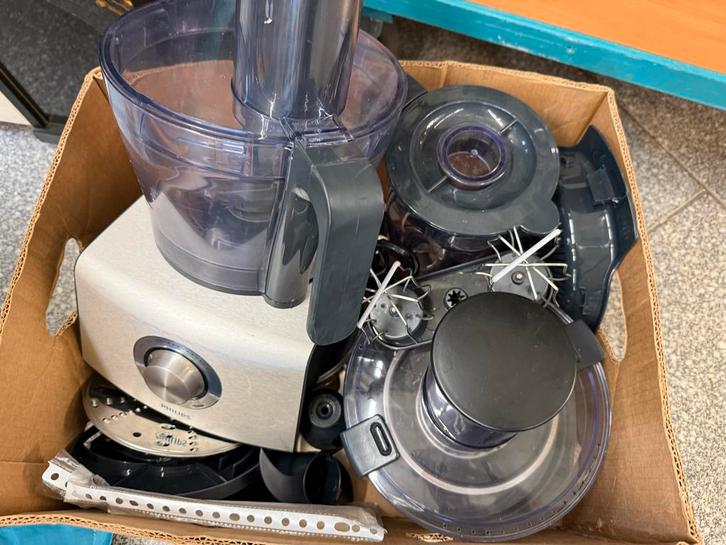 Philips Keukenrobot - Complete Set, Witgoed en Apparatuur, Keukenmixers, Gebruikt, 1 tot 2 liter, 3 snelheden of meer, Vaatwasserbestendig