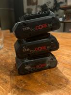 3x Bosch Pro Core 18V 4.0Ah, Ophalen of Verzenden, Gebruikt