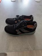 Z.G.A.N Xsensible stretchwalker sneakers zwart suede met, Xsensible, Zwart, Ophalen of Verzenden, Sneakers of Gympen