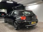 BMW 1-serie 116i High Executive AUT. NAVI ECC LED CRUISE SPO, Euro 5, Gebruikt, 4 cilinders, Zwart