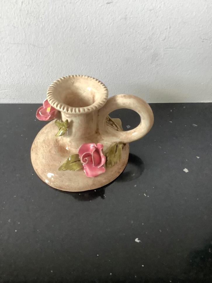 Vaga kandelaartje Italiaans, Antiek en Kunst, Curiosa en Brocante, Ophalen of Verzenden