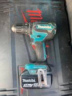 Makita klop/schroefmachine 18v, Doe-het-zelf en Verbouw, Gereedschap | Boormachines, Ophalen of Verzenden, Zo goed als nieuw, Boor- en Schroefmachine