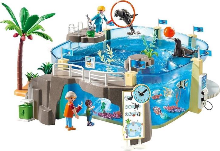 playmobil zeeaquarium, Kinderen en Baby's, Speelgoed | Playmobil, Gebruikt, Complete set, Ophalen of Verzenden