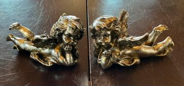 Lief setje vintage engeltjes ❤️ 2 delig beschikbaar voor biedingen