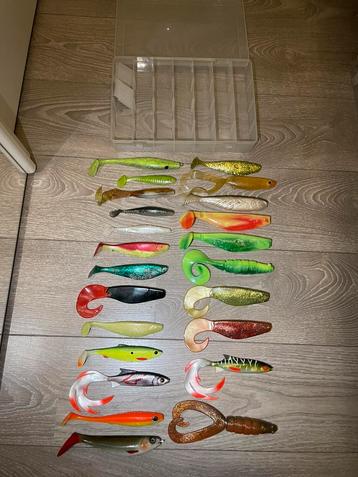 Kunstaas , snoek shad’s , roofvis beschikbaar voor biedingen